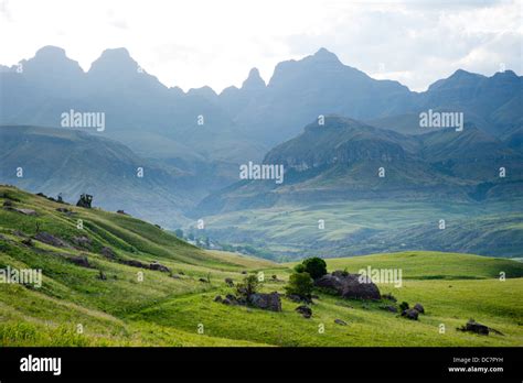 Ukhahlamba Drakensberg Park Central Drakensberg South Africa Stock