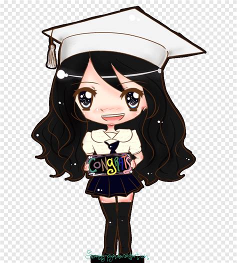 Free Download Chibi Anime Graduation Ceremony Drawing Art Graduated