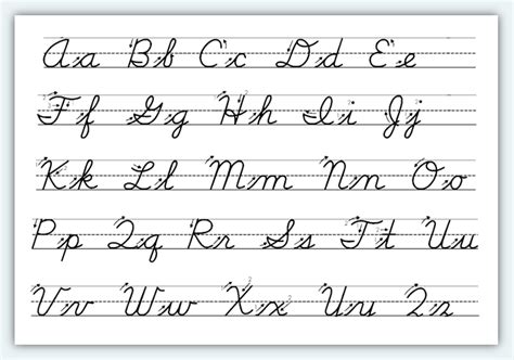 Great Alphabetical Order In Cursive A B C Worksheets Pdf
