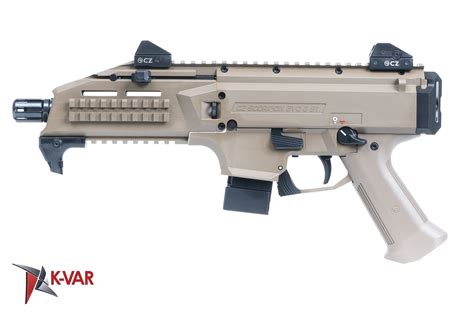 Cz Scorpion Evo 3 S1 9mm Flat Desert Earth Semi Automatic 10 Round