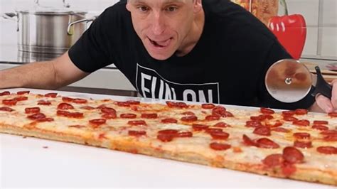 Viral Mrbeast Eats Worlds Largest Pizza Versus Record Holder Eater