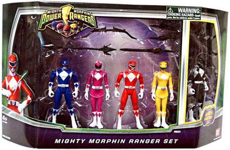 Power Rangers Mighty Morphin Mighty Morphin Ranger Set 4 Action Figure