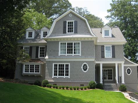 Sherwin Williams Dorian Gray For A Traditional Exterior With A Window