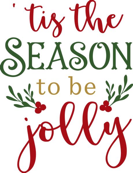 Tis The Season To Be Jolly Svg Cut File Snap Click Supply Co