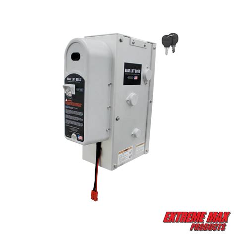 Extreme Max 30064656 Key Turn Boat Lift Boss Integrated Winch 1224v