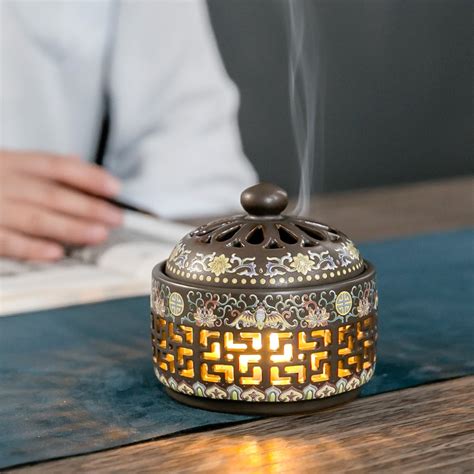 Holy Grail Ceramic Led Coil Incense Burner Incenze