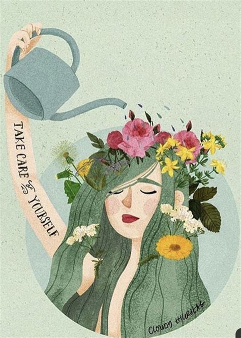 The Importance Of Self Care Illustration Illustration Art Drawings