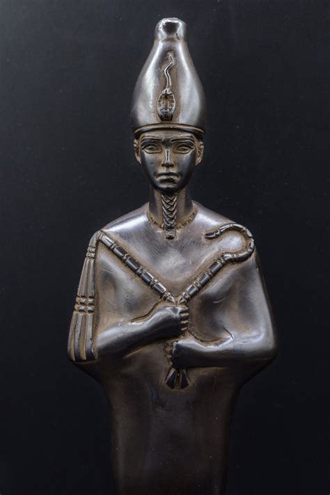 Statue Of Osiris Black Lord Of The Dead The Underworld And Etsy