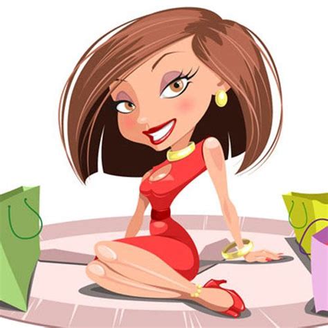 Cartoon Girl Female Characters Cute Cartoon Girl Vector