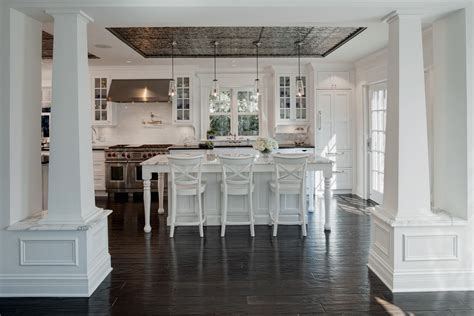 Surely, you need to take advantage of this great feature. View of kitchen from living room. | Traditional kitchen ...