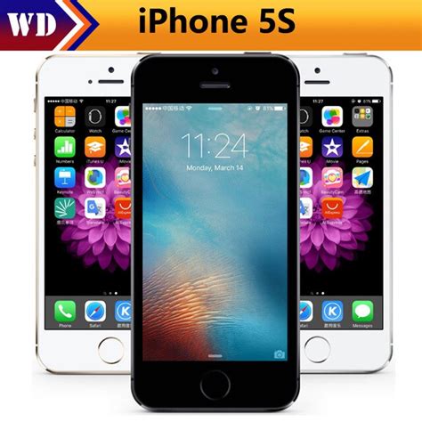 Iphone se (2nd generation), with 5w usb power adapter. Aliexpress.com : Buy Original Unlocked Apple iphone 5S ...
