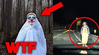 5 Scariest Clown Sightings Caught On Camera Creepy Clowns In Usa