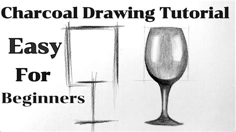 How To Draw Charcoal Drawing Easy Pencil Sketch For Beginners Charcoal