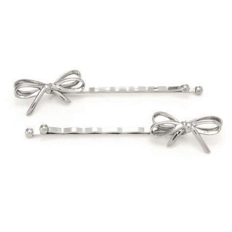 Marc By Marc Jacobs Bianca Bow Bobby Pins 22 Liked On Polyvore