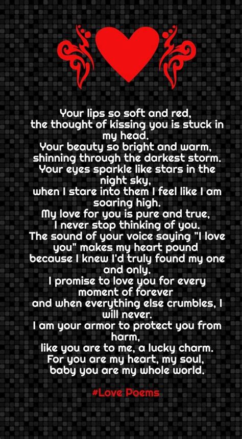 35 Beautiful Love Poems To Your Girlfriend Poems Ideas