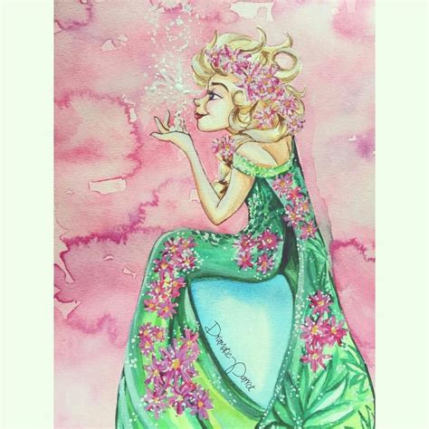 this is the best elsa drawing from frozen fever i have ever seen