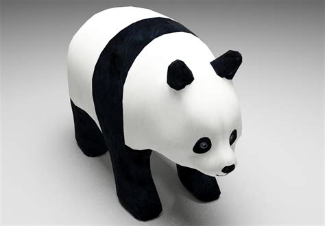 Panda V4 Modèle 3d Gratuit Obj Stl Free3d