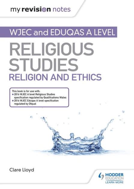 My Revision Notes Wjec And Eduqas A Level Religious Studies Religion