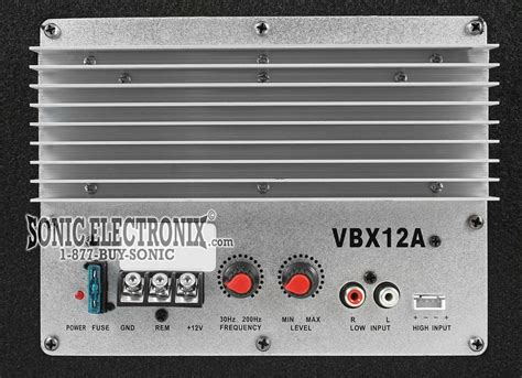 Visonik Vbx12a Amplifier 12 Subwoofer Loaded In An Enclosure