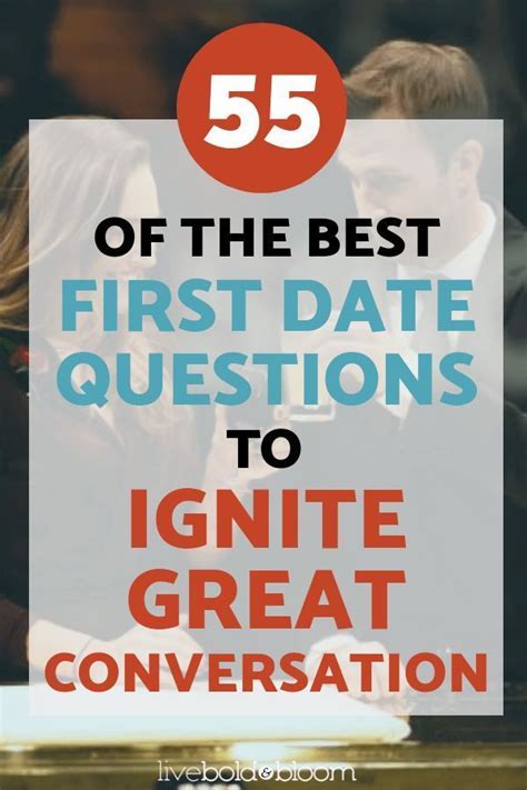 55 Of The Best First Date Questions To Ignite Great Conversation This