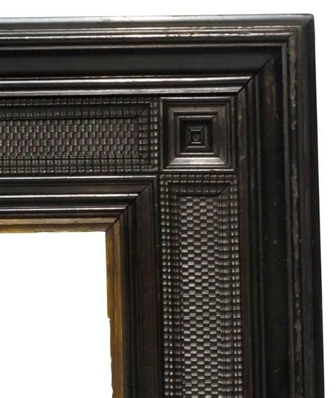 A Dutch Ebonised And Ripple Moulded Frame Late 18th Early 19th Century