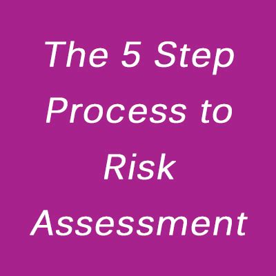 5 Step Risk Assessment Process