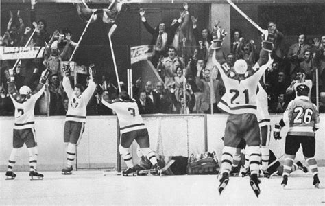 Toronto Maple Leaf Darryl Sittler Scores One Of His Five Goals Against