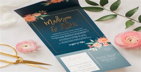 Best Wedding Invitation Cards To Send Out Before The Big Day The Muse Box