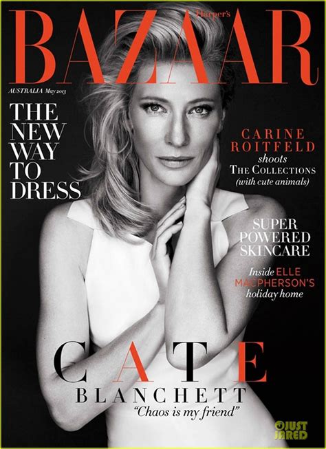 Cate Blanchett Covers Harpers Bazaar Australia Magazine May 2013