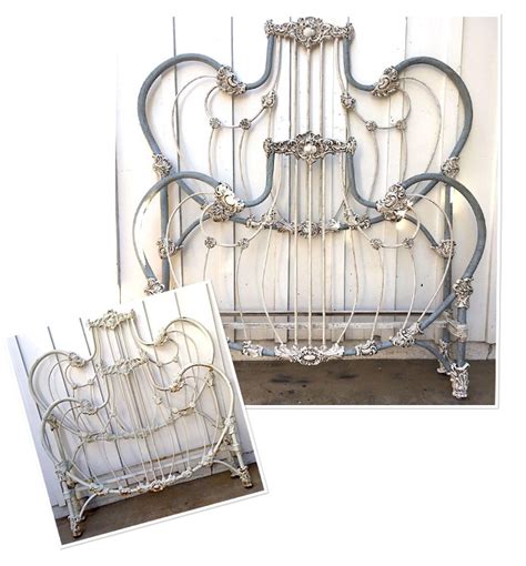 Vintage Cast Iron Bed Frame Queen Hanaposy