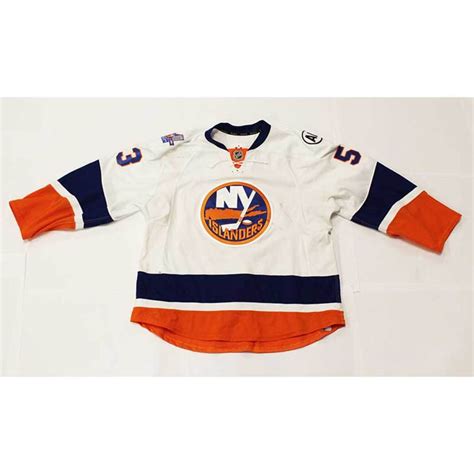 Casey Cizikas Game Worn Away Jersey Season New York Islanders NHL Auctions
