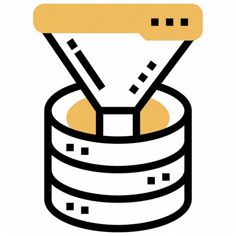 Data Extract Filtering Management Selection Icon Download On