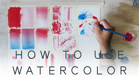Watercolor Tutorial Wet On Dry Techniques Part One Youtube