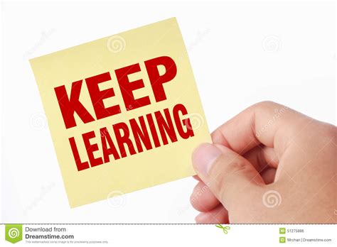 Keep Learning Stock Illustration Image 51275886