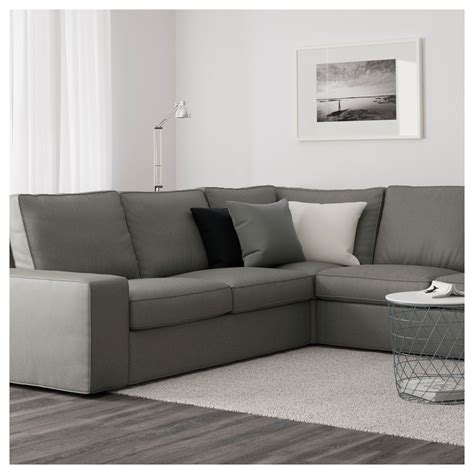 Küchen Sofa Ikea Kivik 4 Seat Sofa With Chaise Longuehillared Dark