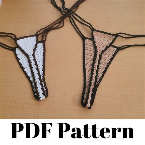 Crochet Thong Pattern Crochet Bikini Pattern Easy Crochet Bikini