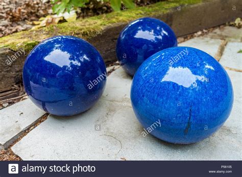 Explore garden decor in a range of sizes and styles, then browse beautiful and functional pieces to make your outdoor space even more enjoyable. 8 Images Blue Ceramic Garden Spheres And View - Alqu Blog