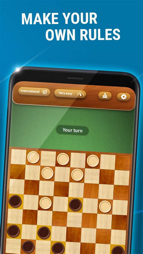 Do it by moving and jumping pieces, or get as many as possible to the opposite side. Checkers for Android - APK Download