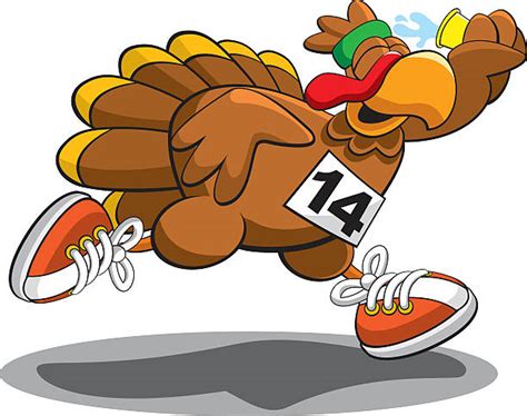 Running Turkey Clipart