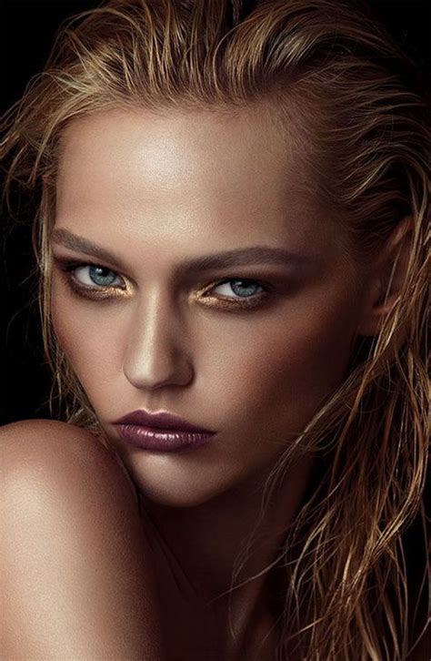 Sasha Pivovarova Photo Shoot Makeup Giorgio Armani Cosmetics Beauty