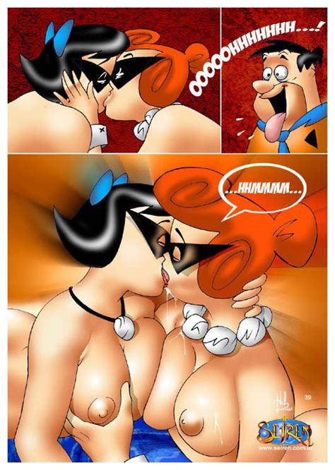 Flintstones Dykes 22 Betty Rubble Wilma Flintstone Lesbian Art