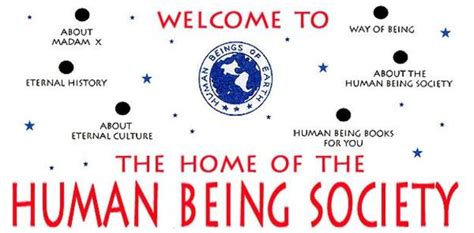 Human Being Society Homepage