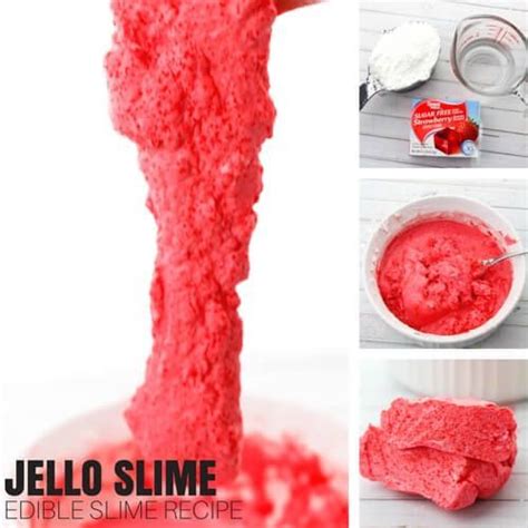 Edible Jello Slime Recipe Little Bins For Little Hands Edible Slime