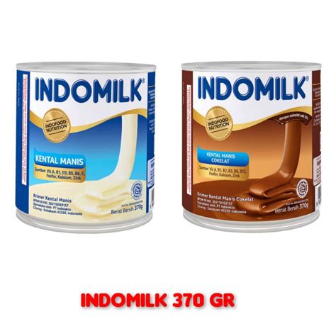 jual susu kaleng indomilk eenak susu kental manis 370 gram indonesia shopee indonesia