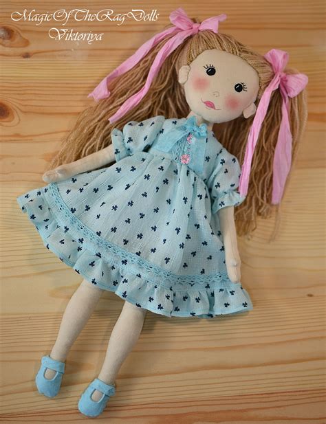 Cloth Dolls Handmade Dress Up Rag Doll Baby First Doll Stuffed