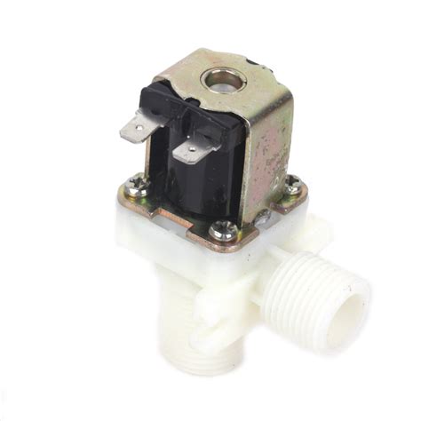 Fpd 270a 24v Dc 12 Plastic Solenoid Water Valve Black White Ebay