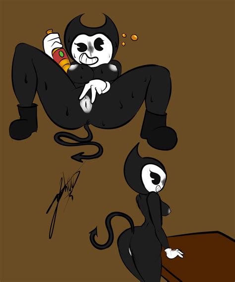 Rule 34 Alcohol Bendy Bendy And The Ink Machine Beverage Boots Bottle