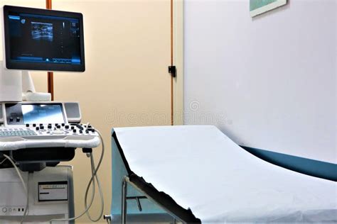 Hospital Ward With Ultrasound Stock Photo Image Of Medicine