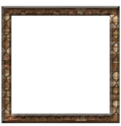 Rustic Clipart Square Black Square Frame Png Transparent Png Full Size
