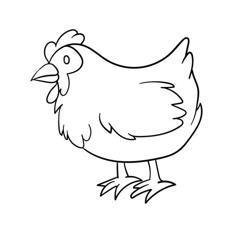 17 free printable duckling coloring pages in vector format, easy to print from any device and automatically fit any paper size. 9 Best Chicken Stencils Free Printable - printablee.com
